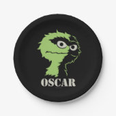 Oscar die Grouch Half Pappteller (Vorderseite)