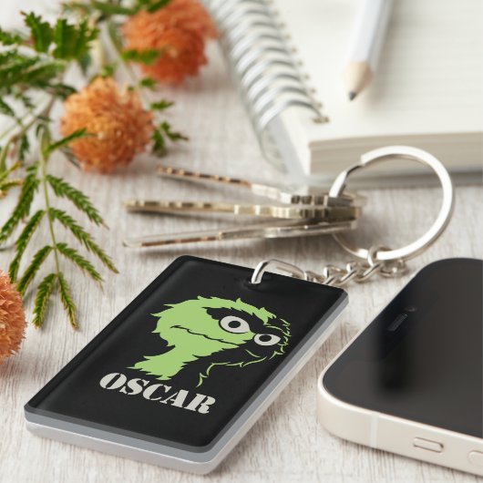 Oscar die Grouch Hälfte Schlüsselanhänger (Vorderseite rechts)