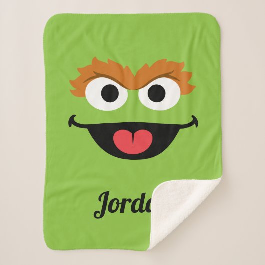 Oscar Face Art | Name hinzufügen Sherpadecke (Vorderseite)