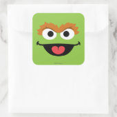 Oscar Face Art Quadratischer Aufkleber (Tasche)