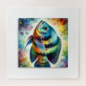 Oscar fish 180724AREF123 - Watercolor Puzzle (Horizontal)