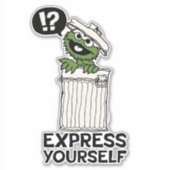 Oscar für den Grouch Express Aufkleber (Vorderseite)