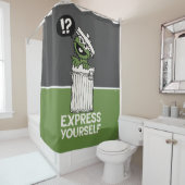 Oscar für den Grouch Express Duschvorhang (Beispiel)