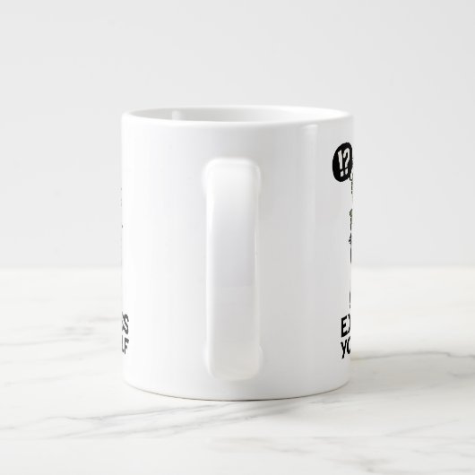 Oscar für den Grouch Express Jumbo-Tasse (Rückseite)