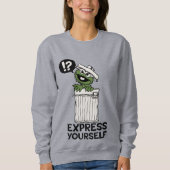 Oscar für den Grouch Express Sweatshirt (Vorderseite)