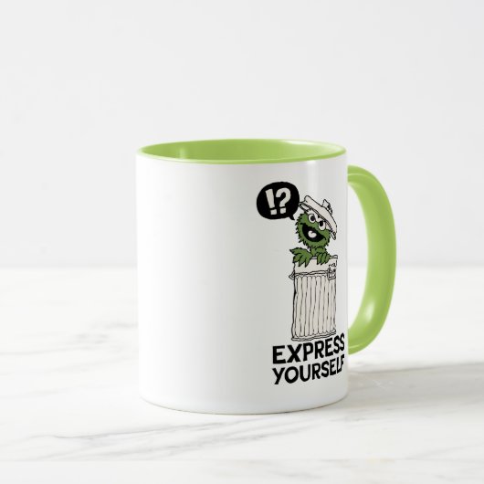 Oscar für den Grouch Express Tasse (VorderseiteRechts)
