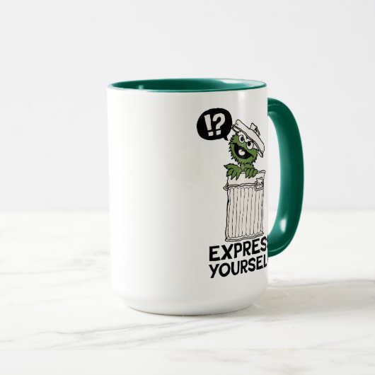 Oscar für den Grouch Express Tasse (VorderseiteRechts)