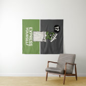 Oscar für den Grouch Express Wandteppich (Beispiel (Horizontal))