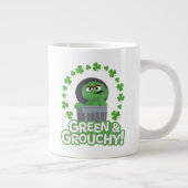 Oscar | Grün & Grouchy! Jumbo-Tasse (Rechts)