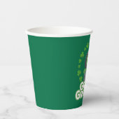 Oscar | Grün & Grouchy! Pappbecher (Vorderseite)