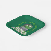 Oscar | Grün & Grouchy! Pappteller (Gewinkelt)