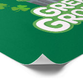 Oscar | Grün & Grouchy! Poster (Ecke)