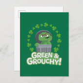 Oscar | Grün & Grouchy! Postkarte (Vorne/Hinten)