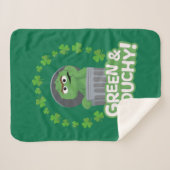 Oscar | Grün & Grouchy! Sherpadecke (Vorderseite (Horizontal))