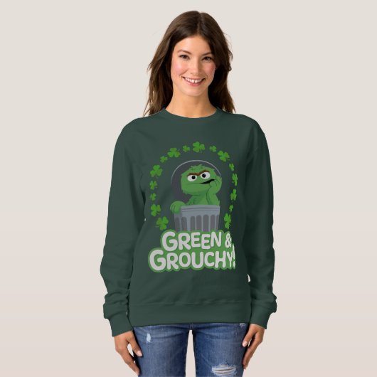 Oscar | Grün & Grouchy! Sweatshirt (Vorne ganz)