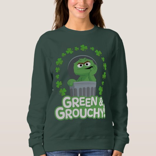 Oscar | Grün & Grouchy! Sweatshirt (Vorderseite)