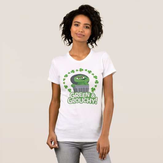 Oscar | Grün & Grouchy! T-Shirt (Vorne ganz)