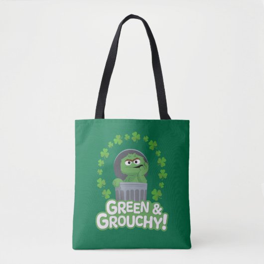 Oscar | Grün & Grouchy! Tasche (Vorderseite)