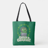 Oscar | Grün & Grouchy! Tasche (Rückseite)