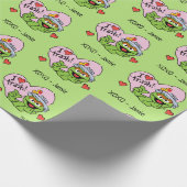 Oscar "I Liebe Trash" Valentine Geschenkpapier (Ecke)