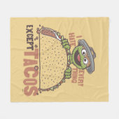Oscar ich hasste alles außer Tacos Fleecedecke (Vorderseite (Horizontal))