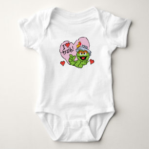 Oscar "Ich liebe Müll" Valentine Baby Strampler