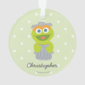 Oscar | Kinderweihnacht - Name hinzufügen Ornament (Rückseite)