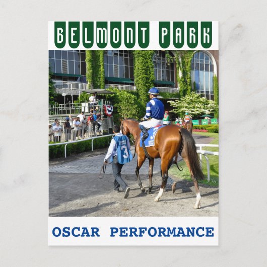 Oscar-Leistung Postkarte (Vorderseite)