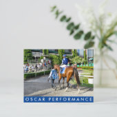 Oscar-Leistung Postkarte (Stehend Vorderseite)