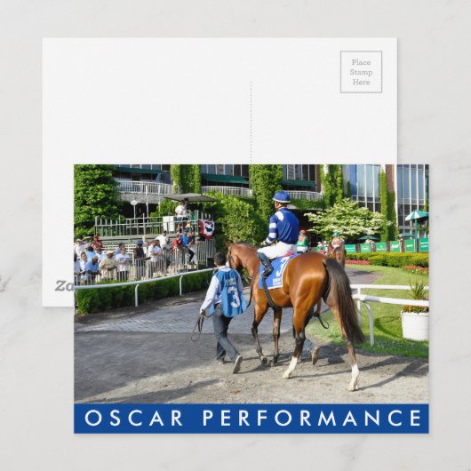 Oscar-Leistung Postkarte (Vorne/Hinten)