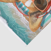 Oscar macht Riviera, Corgi Loving Life Seidenpapier (Ausschnitt)