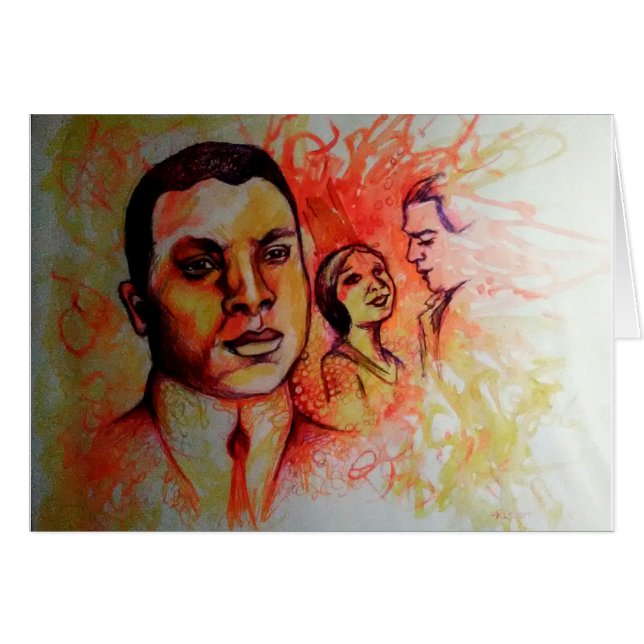 Oscar Micheaux - schwarze Kameramann-Karte (Vorderseite (Horizontal))