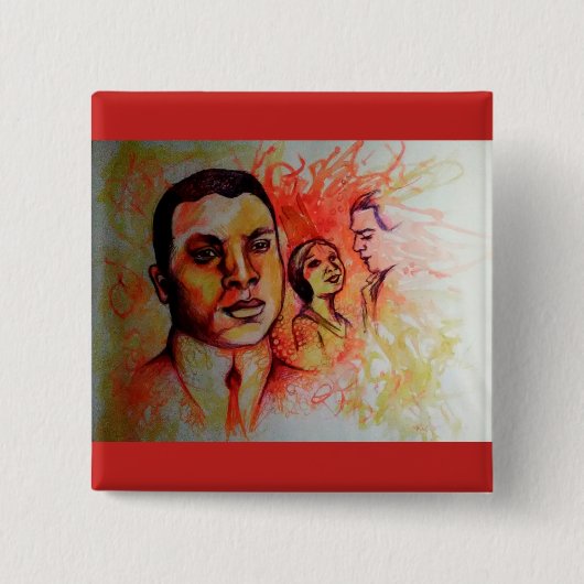 Oscar Micheaux - schwarzer Kameramann-Knopf Button (Vorderseite)