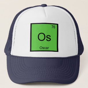 Oscar Name Chemie Element Periodensystem Truckerkappe