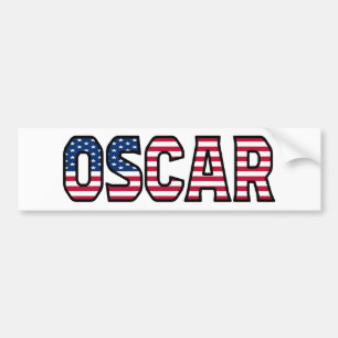 Oscar Name Vorname USA Aufkleber Sticker Auto beco Autoaufkleber