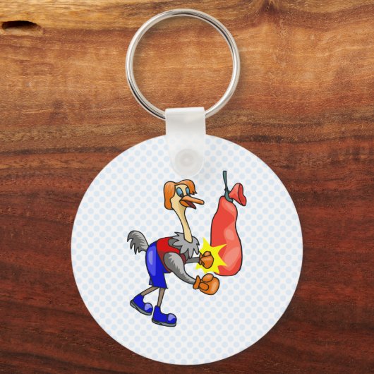 Oscar Ostrich Schlüsselanhänger (Vorderseite)