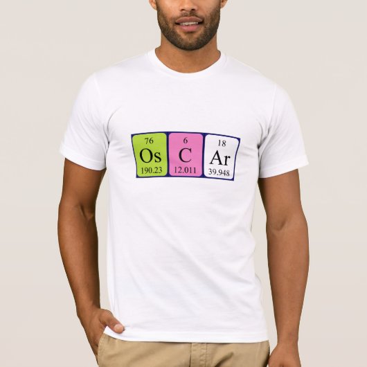 Oscar Periodenname Shirt (Vorderseite)