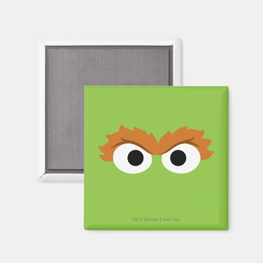 Oscar the Grouch Big Magnet (Vorderseite/Rückseite)