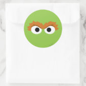 Oscar the Grouch Big Runder Aufkleber (Tasche)