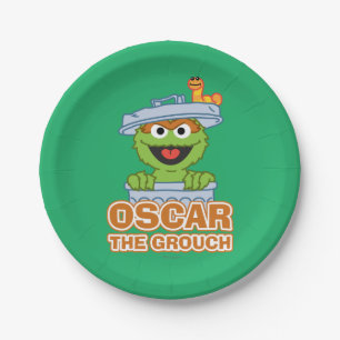 Oscar the Grouch Classic Style Pappteller