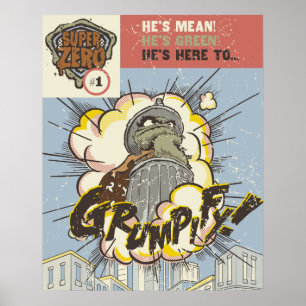 Oscar the Grouch Comic Poster