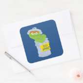 Oscar the Grouch Graphic Quadratischer Aufkleber (Umschlag)