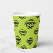 Oscar the Grouch Green Pattern Pappbecher (Rückseite)