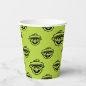 Oscar the Grouch Green Pattern Pappbecher (Vorderseite)