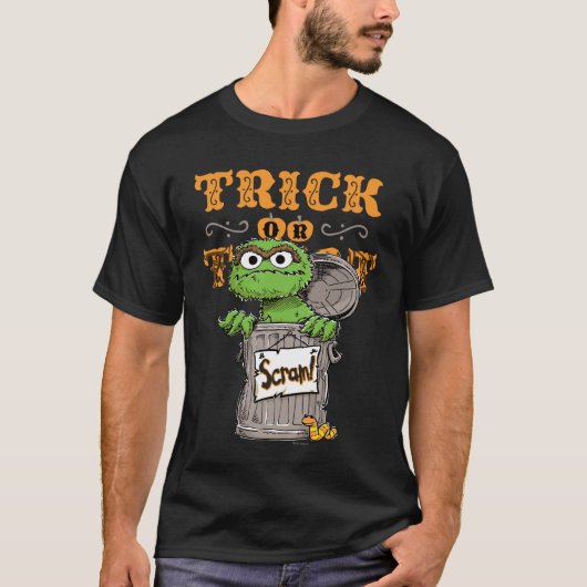 Oscar the Grouch - Trick oder Treat, Scram! T-Shirt (Vorderseite)