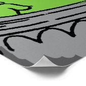 Oscar the Grouch - Trick oder Trete Poster (Ecke)