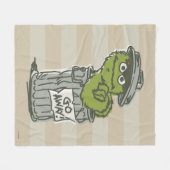 Oscar the Grouch Vintage 2 Fleecedecke (Vorderseite (Horizontal))