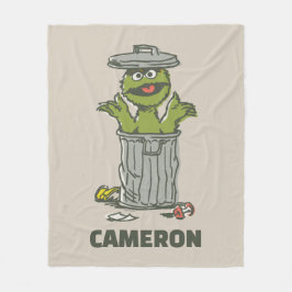 Oscar the Grouch Vintage Fleecedecke