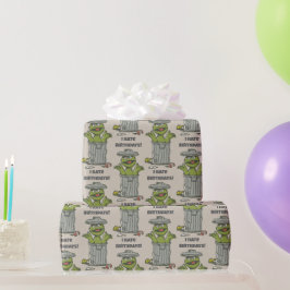 Oscar the Grouch Vintage Geschenkpapier