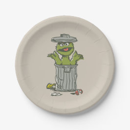 Oscar the Grouch Vintage Pappteller